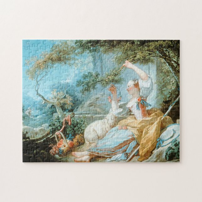 The Shepherdess by Jean Honore Fragonard Jigsaw Puzzle (Horizontal)