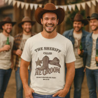 The Sheriff Groom Cute Fun Cowboy Bachelor Party