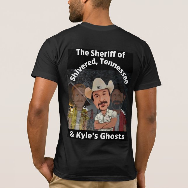 The sheriff of Shivered T-Shirt (Back)