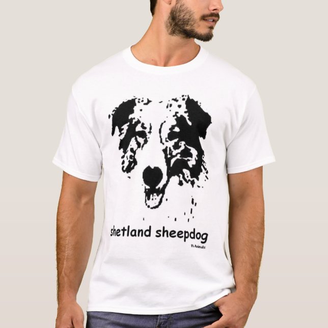 The Shetland Sheepdog T-Shirt (Front)