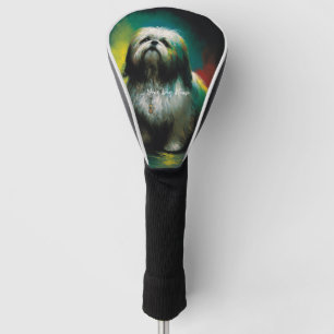 The Shih Tzu Dog - Composition 001 Golf Head Cover