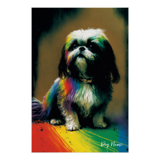 The Shih Tzu Dog - Composition 003 Poster