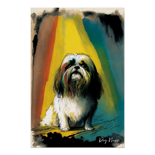 The Shih Tzu Dog - Composition 009 Poster (Front)