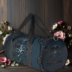 The Shine of the Tree of Life the Gems of the Soul Duffle Bag
