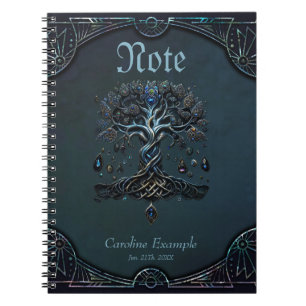 The Shine of the Tree of Life the Gems of the Soul Notebook