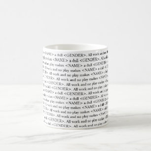 The shining book text customisable mug