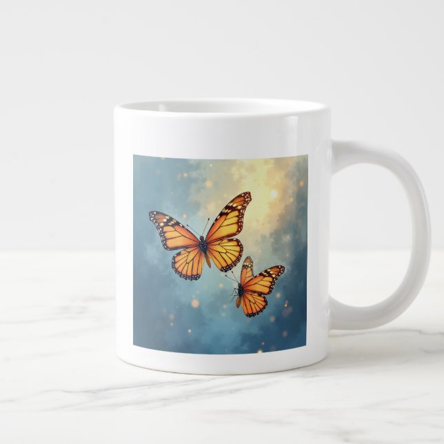 The shining butterfly Mugs (Right)