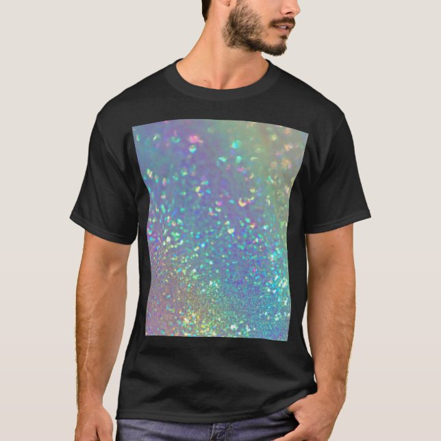 The shining Holographic Opal   T-Shirt (Front)