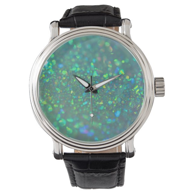 The shining Holographic Opal   Watch (Front)