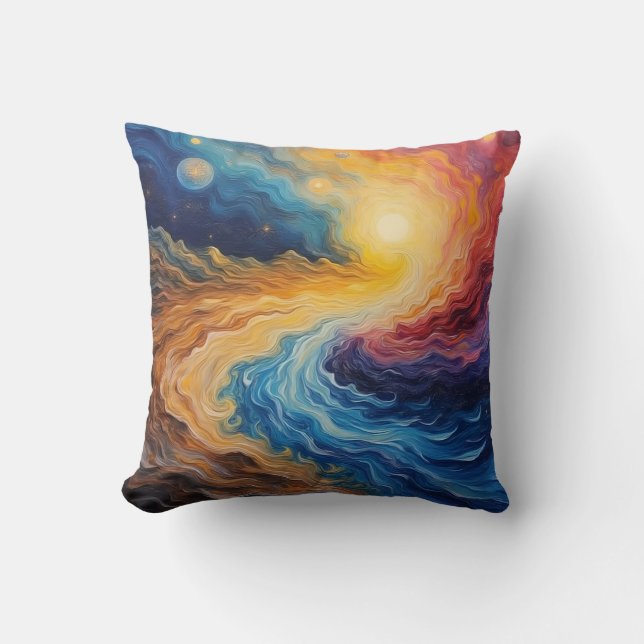 The Shining of Galactic Creation Cushion (Front)