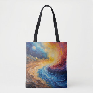 The Shining of Galactic Creation Tote Bag