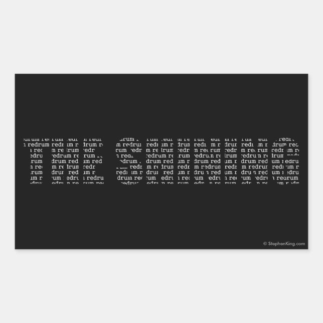 The Shining Rectangular Sticker (Front)