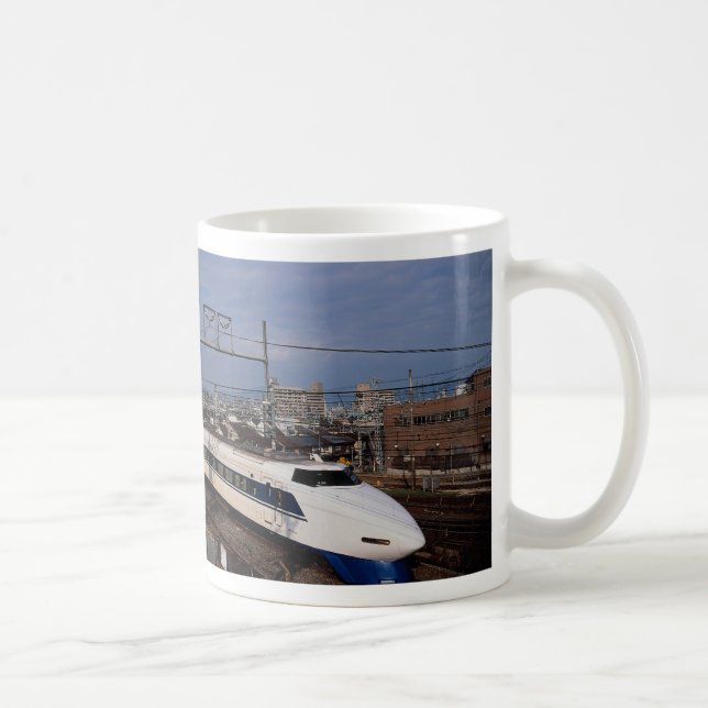 The Shinkansen or Bullet Train, Kyoto, Japan Coffee Mug (Right)