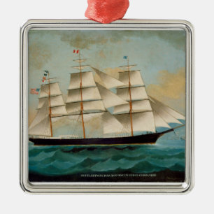 The Ship Fleetwing, Hong Kong Bay Metal Tree Decoration