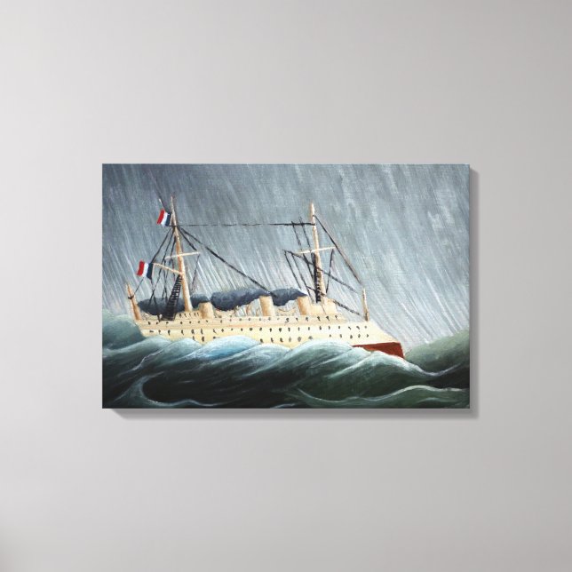 The Ship in the Tempest | Henri Rousseau Canvas Print (Front)