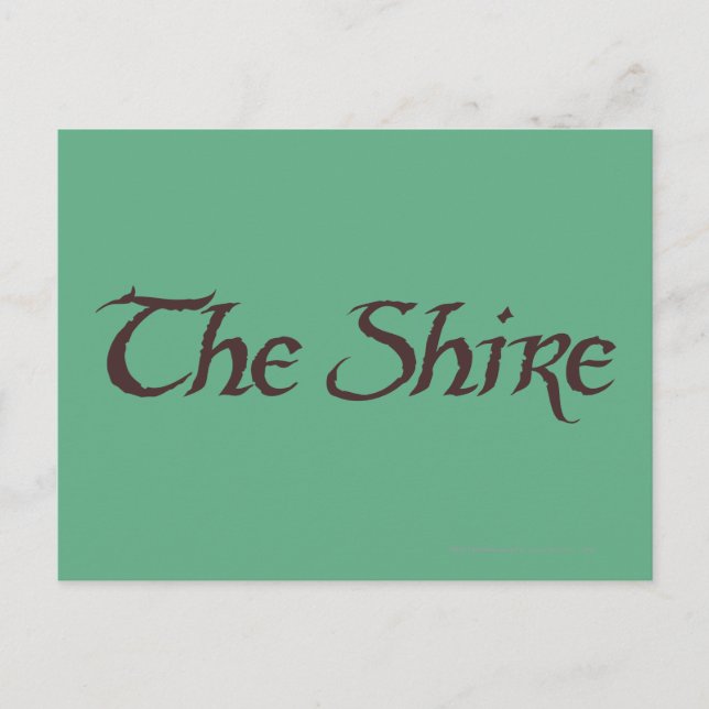THE SHIRE™ Name Solid Postcard (Front)