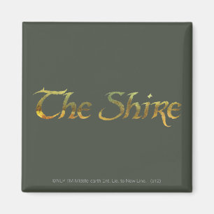 THE SHIRE™ Name Textured Magnet