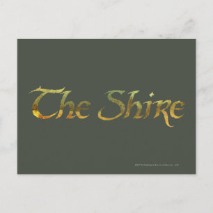 THE SHIRE™ Name Textured Postcard