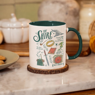 THE SHIRE™ Watercolor Collage Graphic Mug