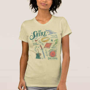THE SHIRE™ Watercolor Collage Graphic T-Shirt