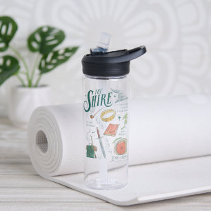 THE SHIRE™ Watercolor Collage Graphic Water Bottle