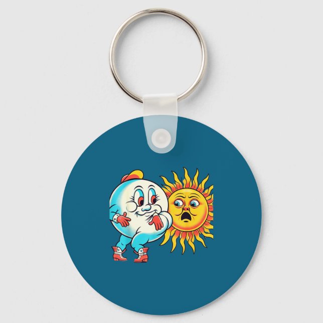 The Shirt America Solar Eclipse 4 08 Key Ring (Front)