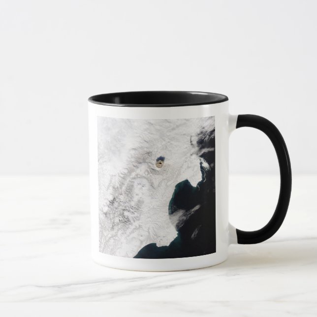 The Shiveluch Volcano in Kamchatka Krai, Russia Mug (Right)