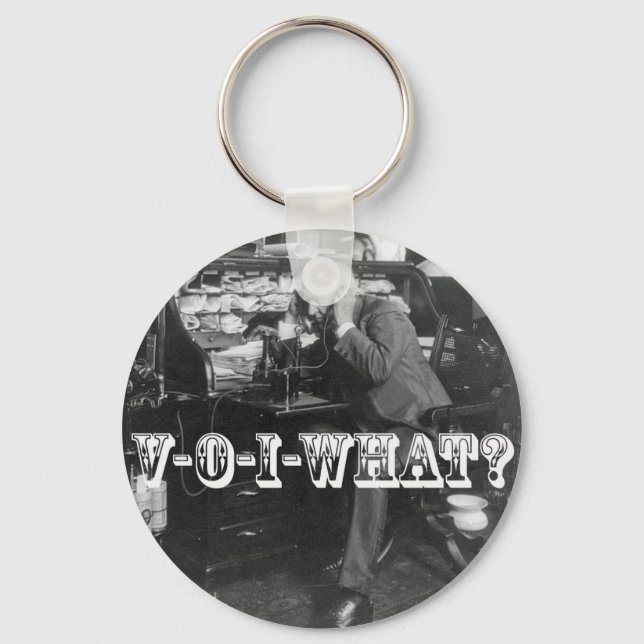 The Shocking Introduction of VoIP Telephone Key Ring (Front)