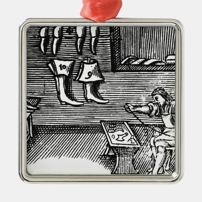 The Shoemaker Metal Tree Decoration (Front)