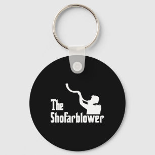 The Shofar Blower Rosh Hashanah Rabbi Temple Jewis Key Ring