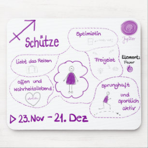 the shooter lady - lovingly scribbled mouse pad