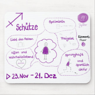 the shooter lady - lovingly scribbled mouse pad