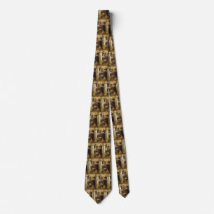 The Shop Girl by James Tissot, Victorian Fine Art Tie