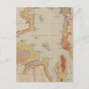 The Shores of Yellowstone Lake Postcard