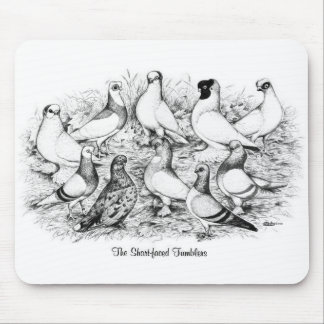 The Short-faced Tumbler Pigeons Mouse Pad