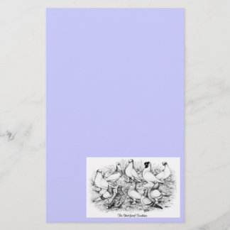 The Short-faced Tumbler Pigeons Stationery