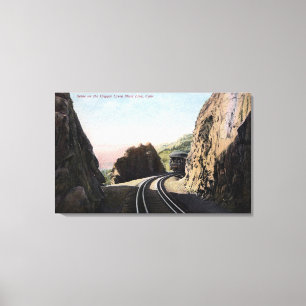 The Short Line Railroad Car Canvas Print