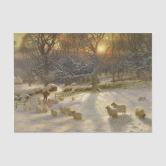 The Shortening Winter's Day is Near a Close        Tissue Paper