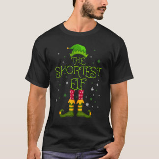 The Shortest Elf Family Matching Group Christmas P T-Shirt