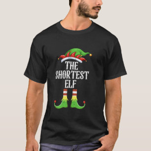 The Shortest Elf Family Matching Group Christmas X T-Shirt
