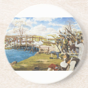 The Shot Heard 'Round the World Domenick D'Andrea Coaster
