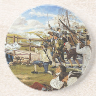 The Shot Heard 'Round the World Domenick D'Andrea Coaster