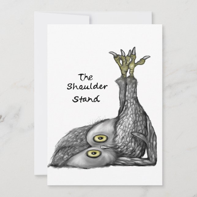 The Shoulder Stand Holiday Card (Front)