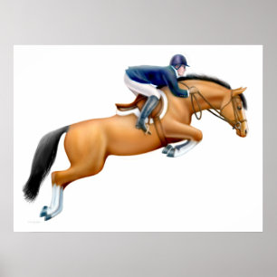 The Show Jumper Horse Print