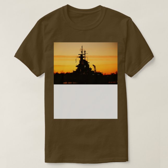 The Showboat At Sunset T-Shirt (Design Front)