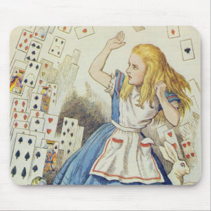 The Shower of Cards Mouse Pad