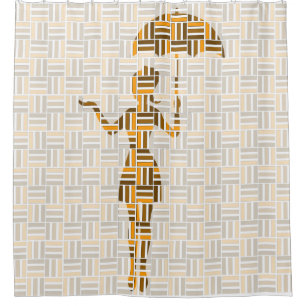 The Shower: Umbrella in the Shower Curtain