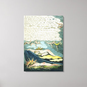 'The shrill winds wake...', plate 5 from 'Europe. Canvas Print