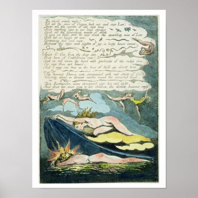 'The shrill winds wake...', plate 5 from 'Europe. Poster (Front)