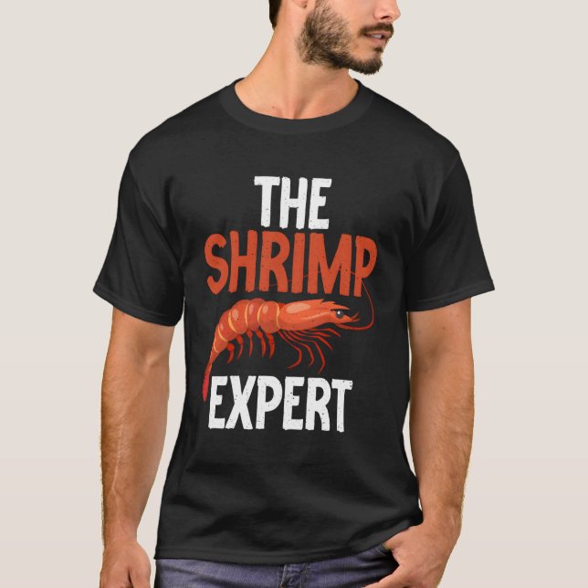 The Shrimp Expert Shrimp T-Shirt (Front)